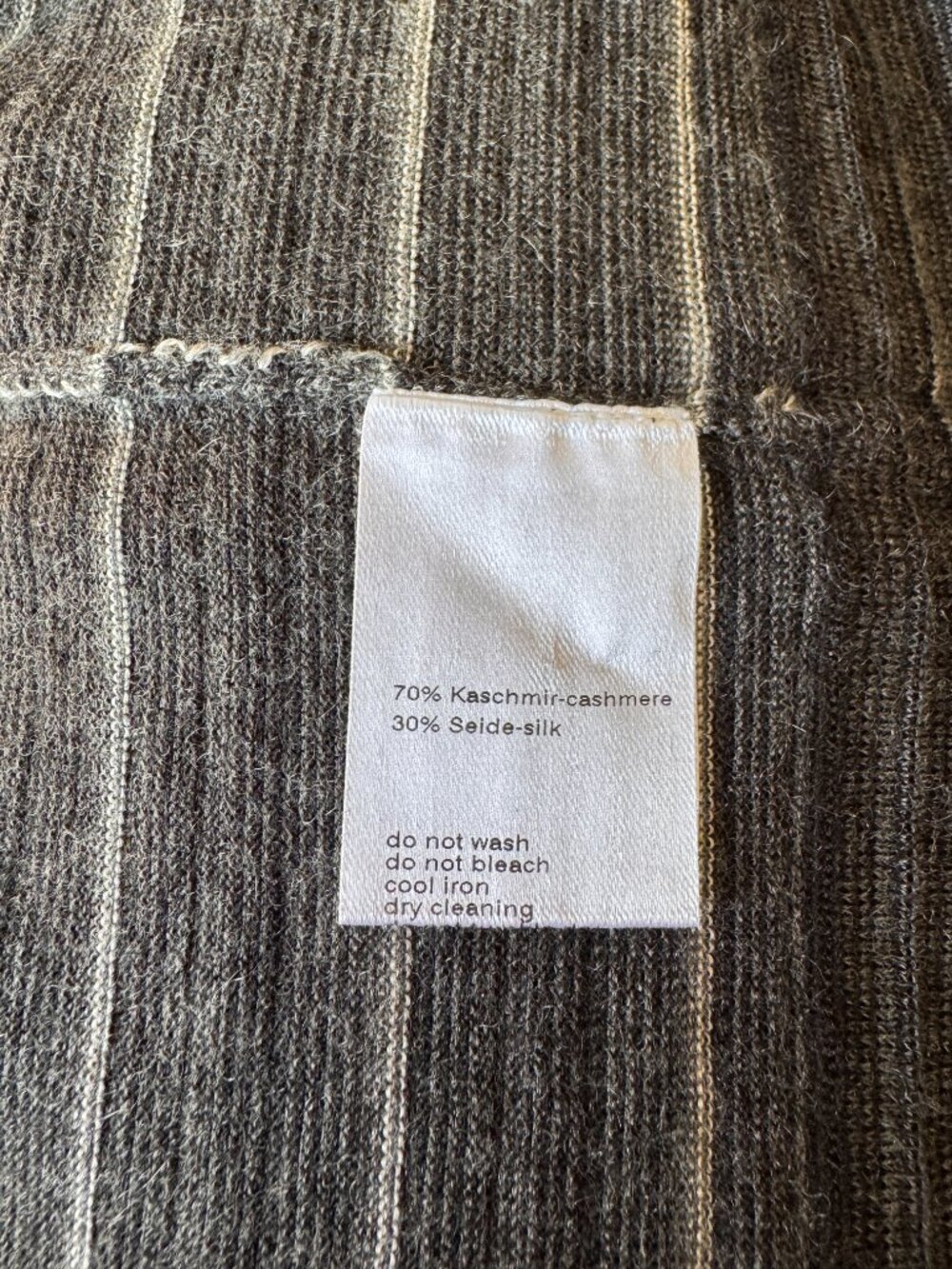 Akris Black White Silk Cashmere Knit Crewneck Top Size 6 - Picture 5 of 8